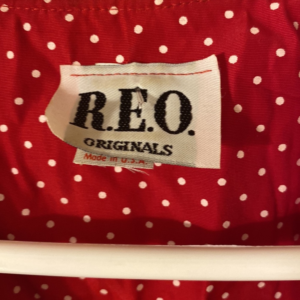 R.E.O. Originals Vintage Lace and Polka Dot Dress - Picture 3 of 5